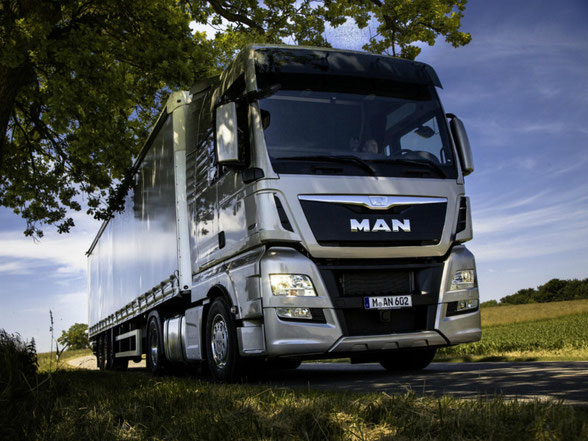 man truck